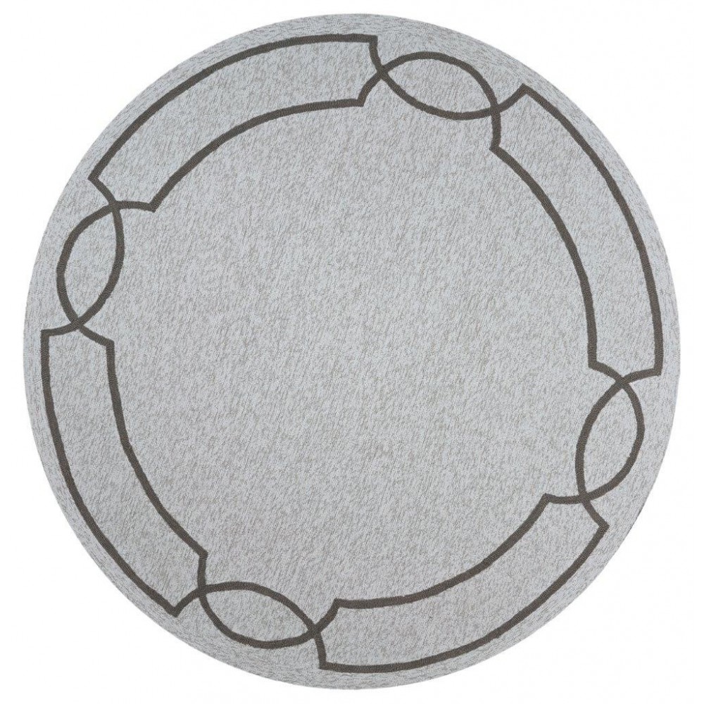 Libby Langdon Hamptons Oatmeal Madison 7' Round Rug