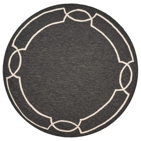 Libby Langdon Hamptons Onyx Madison 7' Round Rug