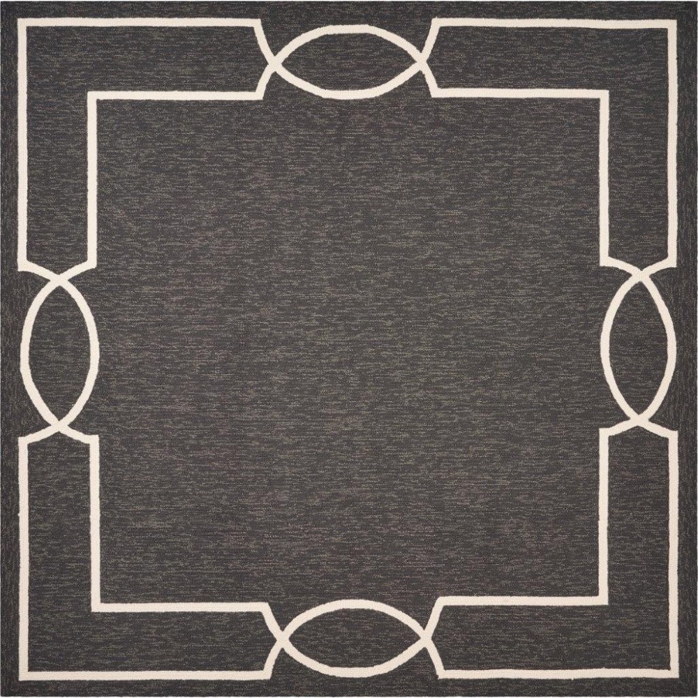 Libby Langdon Hamptons Onyx Madison 7' Square Rug