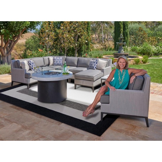 Libby Langdon Hamptons Charcoal Highview 21" x 34" Rug