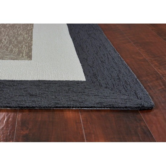 Libby Langdon Hamptons Charcoal Highview 3' x 5' Rug