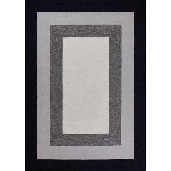 Libby Langdon Hamptons Charcoal Highview 6'6" x 9'6" Rug