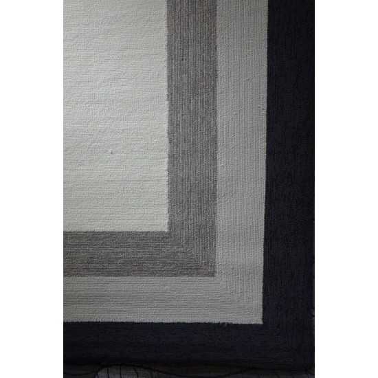 Libby Langdon Hamptons Charcoal Highview 6'6" x 9'6" Rug