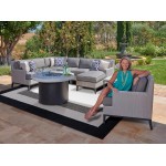 Libby Langdon Hamptons Charcoal Highview 6'6" x 9'6" Rug