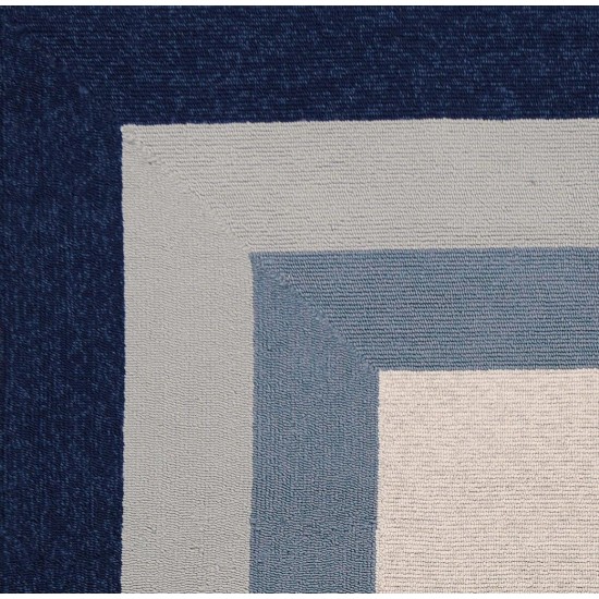 Libby Langdon Hamptons Slate/Navy Highview 3' x 5' Rug