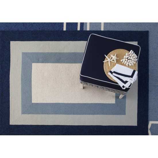 Libby Langdon Hamptons Slate/Navy Highview 5' x 7' Rug