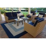 Libby Langdon Hamptons Slate/Navy Highview 5' x 7' Rug