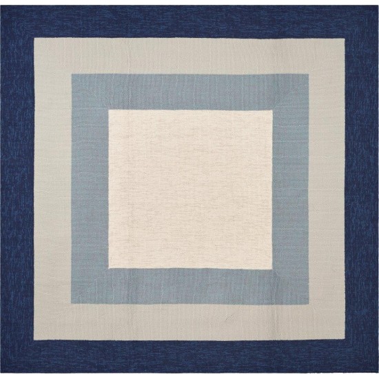 Libby Langdon Hamptons Slate/Navy Highview 7' Square Rug