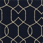 Libby Langdon Hamptons Navy Groovy Gate 3' x 5' Rug