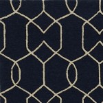 Libby Langdon Hamptons Navy Groovy Gate 8' x 11' Rug