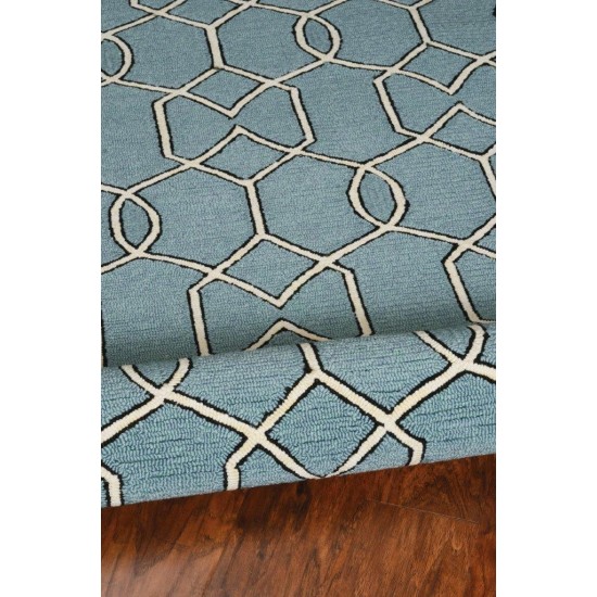 Libby Langdon Hamptons Spa Groovy Gate 3' x 5' Rug