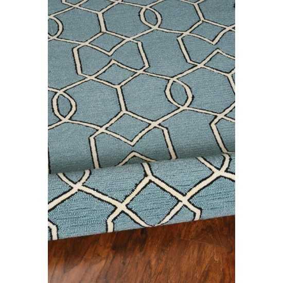 Libby Langdon Hamptons Spa Groovy Gate 5' x 7' Rug