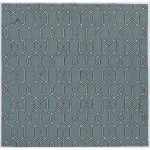 Libby Langdon Hamptons Spa Groovy Gate 7' Square Rug