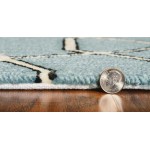 Libby Langdon Hamptons Spa Groovy Gate 7' Square Rug