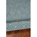 Libby Langdon Hamptons Spa Groovy Gate 7' Square Rug