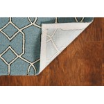Libby Langdon Hamptons Spa Groovy Gate 7' Square Rug