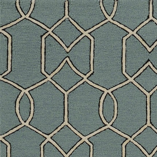 Libby Langdon Hamptons Spa Groovy Gate 7' Square Rug