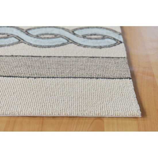 Libby Langdon Hamptons Ivory/Spa Cable Knit 21" x 34" Rug