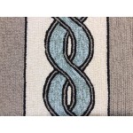 Libby Langdon Hamptons Ivory/Spa Cable Knit 3' x 5' Rug