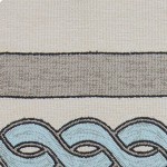 Libby Langdon Hamptons Ivory/Spa Cable Knit 3' x 5' Rug
