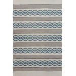 Libby Langdon Hamptons Ivory/Spa Cable Knit 5' x 7' Rug