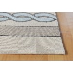 Libby Langdon Hamptons Ivory/Spa Cable Knit 5' x 7' Rug