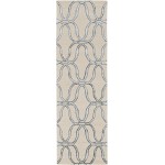 Libby Langdon Upton Putty/Silver Streamer 2'3" x 8' Runner Rug