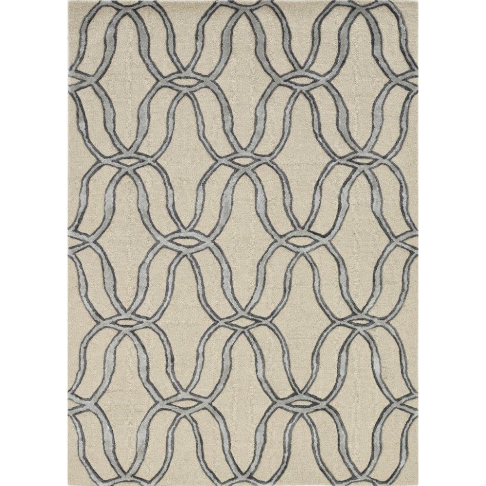 Libby Langdon Upton Putty/Silver Streamer 8' x 10' Rug Libby Langdon Upton Putty/Silver Streamer 8' x 10' Rug