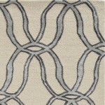 Libby Langdon Upton Putty/Silver Streamer 8' x 10' Rug