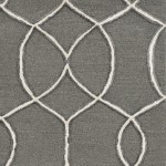 Libby Langdon Upton Charcoal/Snow Groovy Gate 12' x 15' Rug