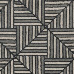 Libby Langdon Upton Navy/Charcoal Diagonal Tile 9' x 13' Rug