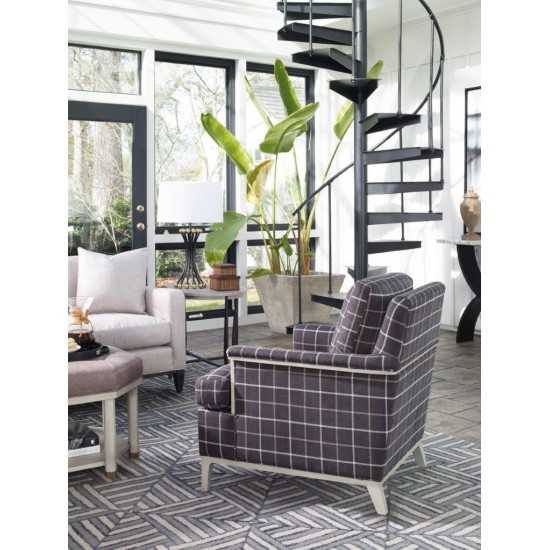 Libby Langdon Upton Navy/Charcoal Diagonal Tile 9' x 13' Rug