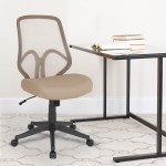 Salerno Series High Back Light Brown Mesh Office Chair