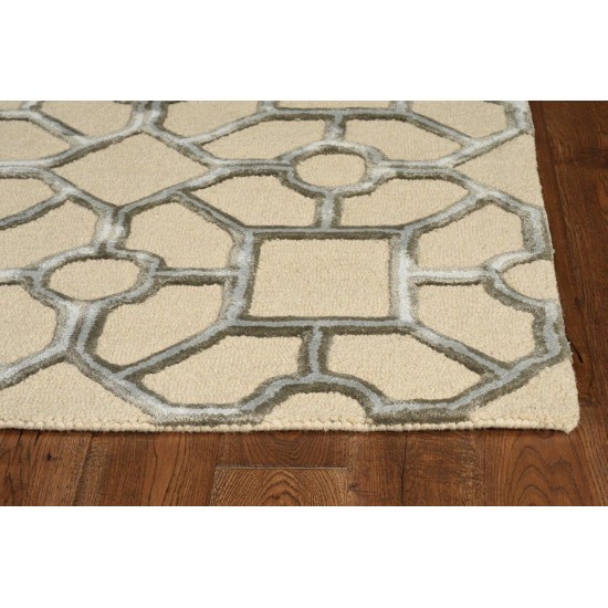 Libby Langdon Upton Putty/Spa Paris Garden 12' x 15' Rug