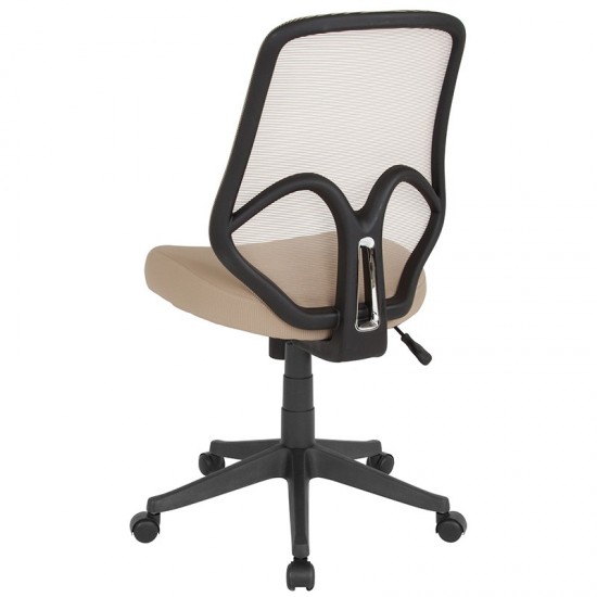 Salerno Series High Back Light Brown Mesh Office Chair