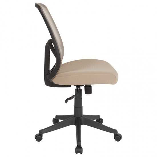 Salerno Series High Back Light Brown Mesh Office Chair