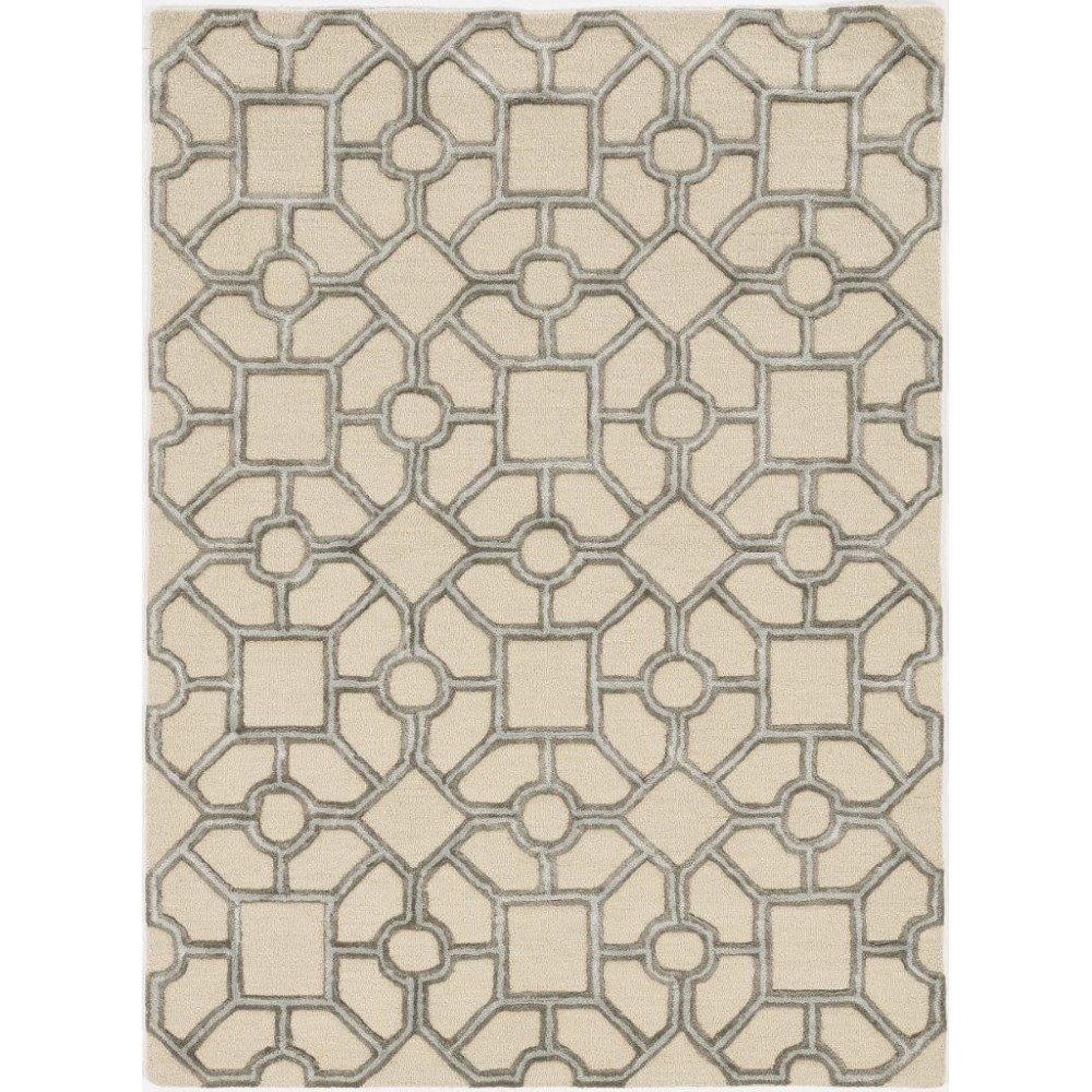 Libby Langdon Upton Putty/Spa Paris Garden 9' x 13' Rug