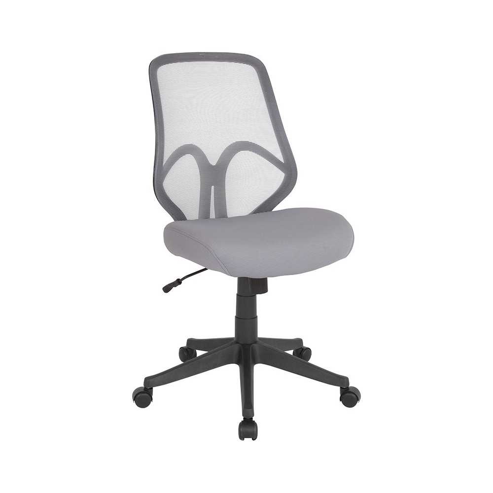 Salerno Series High Back Light Gray Mesh Office Chair