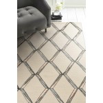 Libby Langdon Upton Putty/Slate Mod Scape 2'3" x 8' Runner Rug