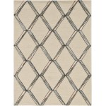 Libby Langdon Upton Putty/Slate Mod Scape 5' x 7' Rug