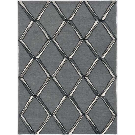 Libby Langdon Upton Charcoal/Silver Mod Scape 12' x 15' Rug