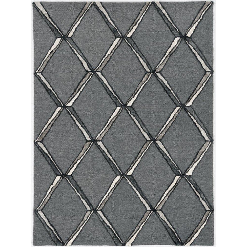 Libby Langdon Upton Charcoal/Silver Mod Scape 12' x 15' Rug