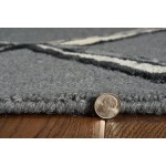 Libby Langdon Upton Charcoal/Silver Mod Scape 5' x 7' Rug