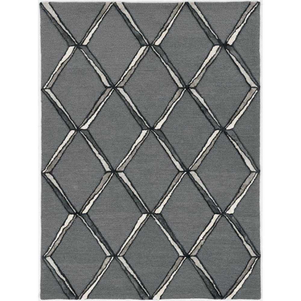 Libby Langdon Upton Charcoal/Silver Mod Scape 8' x 10' Rug