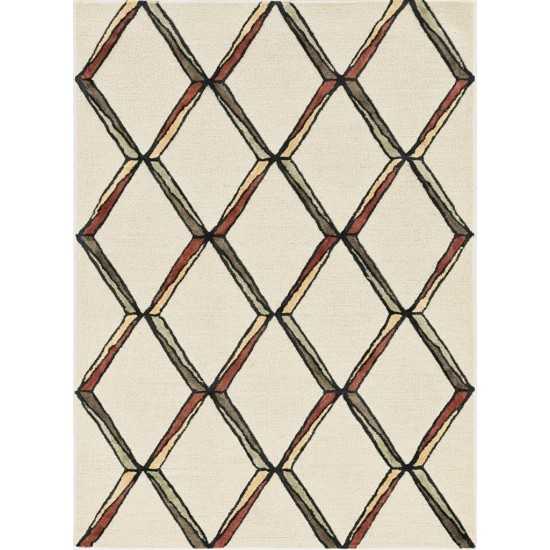 Libby Langdon Upton Cream/Gold Mod Scape 12' x 15' Rug