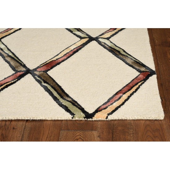 Libby Langdon Upton Cream/Gold Mod Scape 12' x 15' Rug