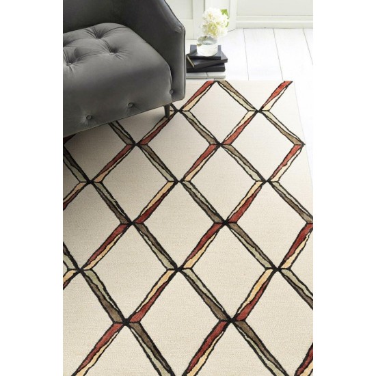 Libby Langdon Upton Cream/Gold Mod Scape 12' x 15' Rug