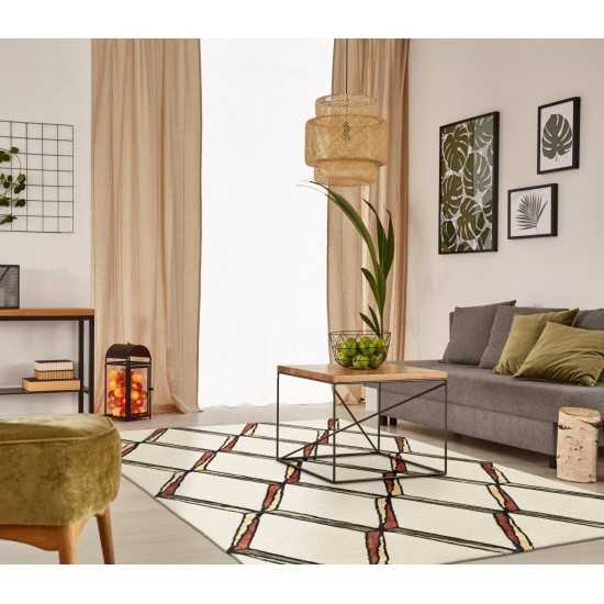 Libby Langdon Upton Cream/Gold Mod Scape 12' x 15' Rug