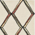 Libby Langdon Upton Cream/Gold Mod Scape 5' x 7' Rug