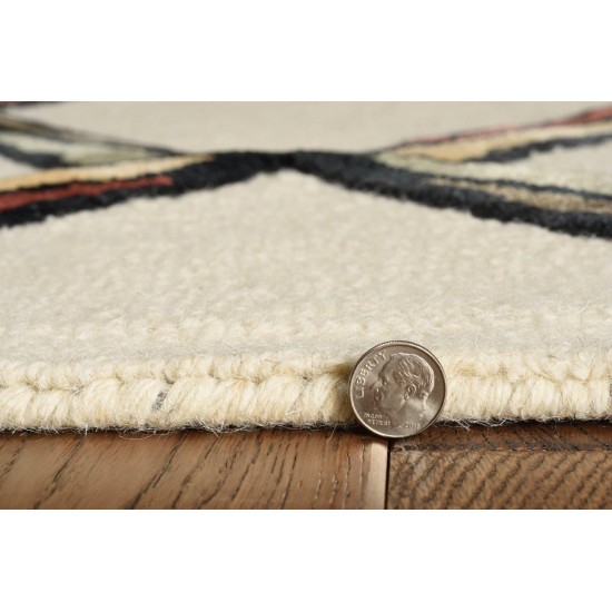 Libby Langdon Upton Cream/Gold Mod Scape 8' x 10' Rug